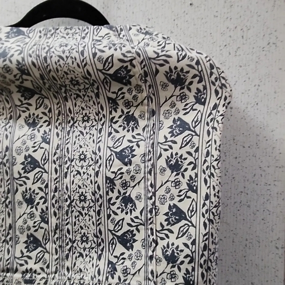 Free People Modern Femme Flower Denim Mini Stretch Skirt Size 0 MSRP $60 - Picture 5 of 5